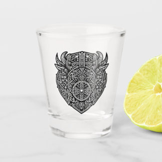 Viking Warrior Shield Shot Glass