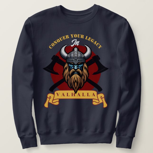 Viking Warrior Sweatshirt (Design Front)
