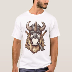 Viking Warrior Unicorn (1) T-Shirt