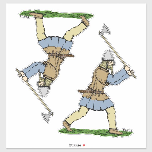 Viking Warrior Wielding Broad-Axe (Sheet)