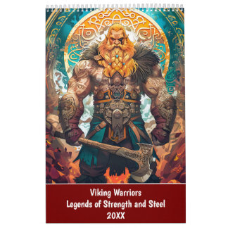 Viking Warriors – Legends of Strength and Steel Calendar