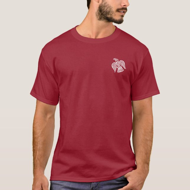 Viking White Raven Shirt (Front)