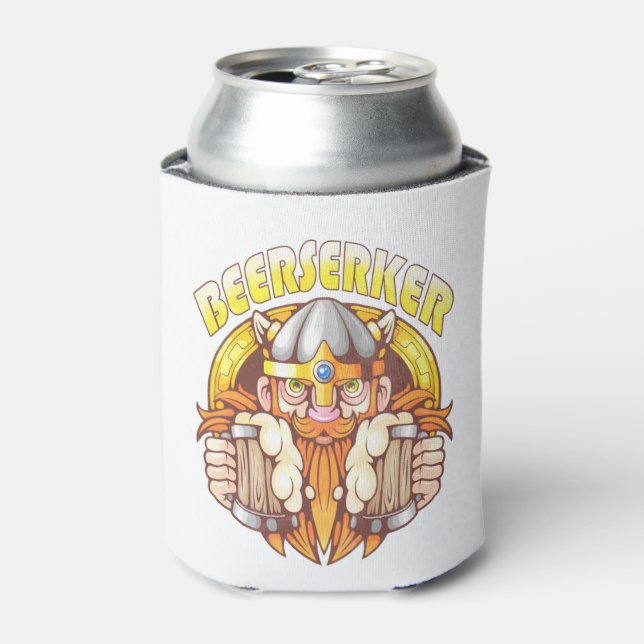 viking with beer can cooler (Can Front)