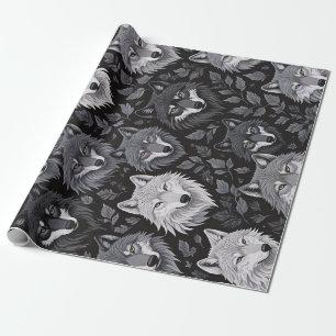 Viking Wolf Wrapping Paper