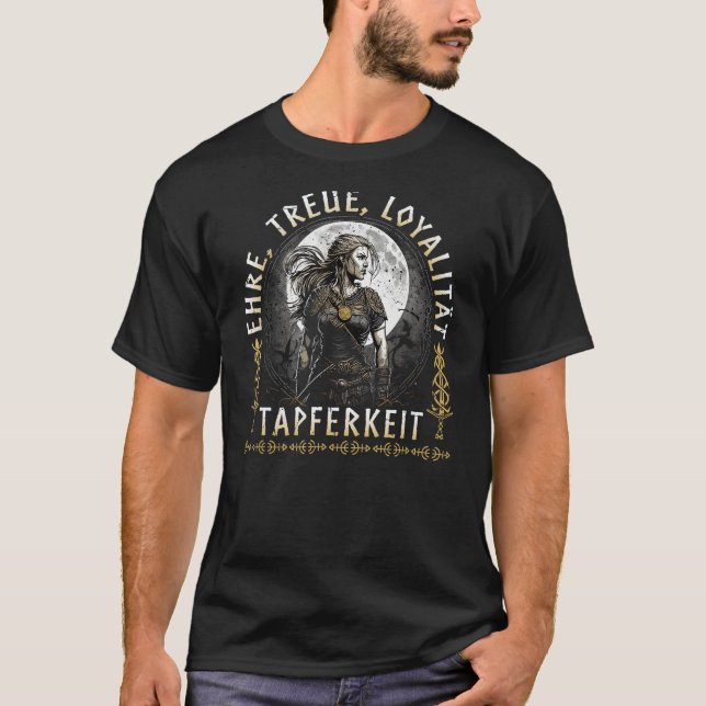 Viking Women, Guidelines, Viking Women's Shield Ma T-Shirt (Front)
