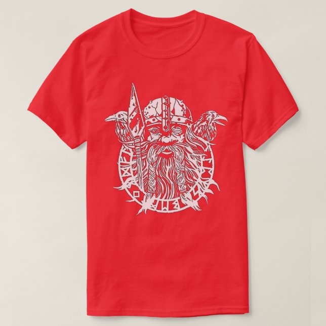 Viking World our God Nordic Odin Norse Masculine A T-Shirt (Design Front)