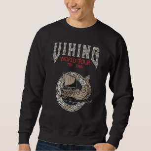 Viking World Tour Front Print Back Print Sweatshirt