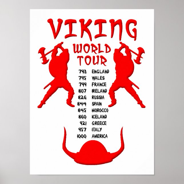 Viking World Tour Poster (Front)