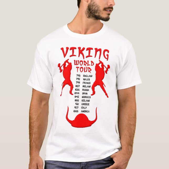Viking World Tour Shirt Front (Front)