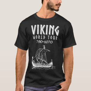 Viking Worldtour Viking mythology cool nordic worl T-Shirt