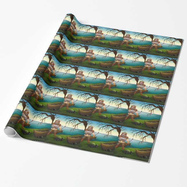 Viking Wrapping Paper (Unrolled)