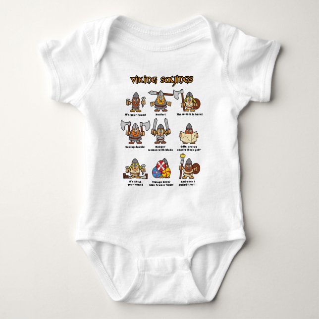 Vikings Baby Bodysuit (Front)