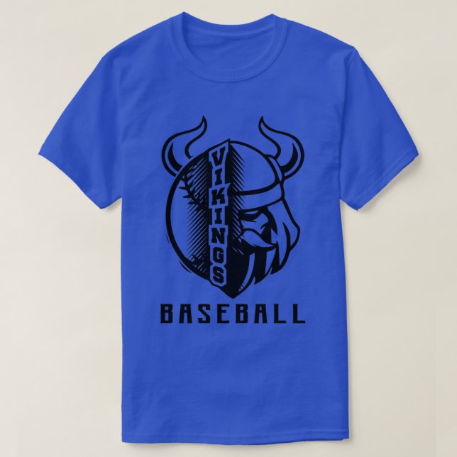 Vikings Baseball Sport 2 T-Shirt (Design Front)