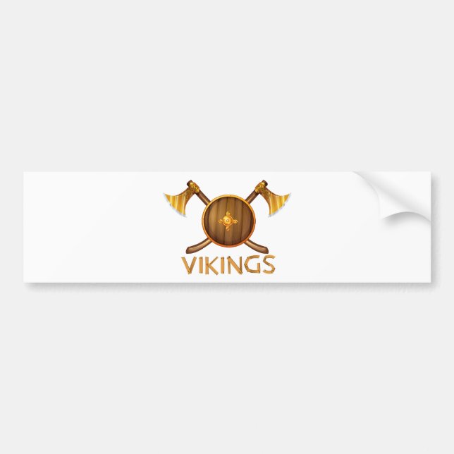 Vikings Bumper Sticker (Front)