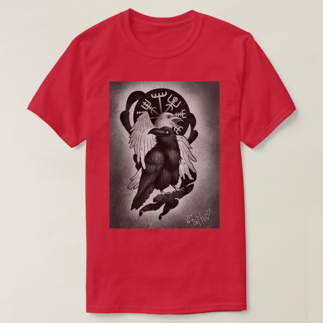 vikings crows 3 T-Shirt (Design Front)