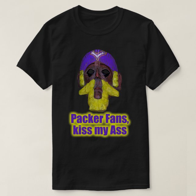 Vikings fans only T-Shirt (Design Front)