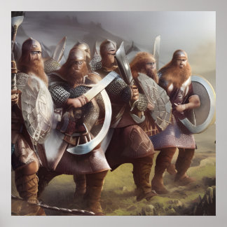 Vikings Forwards Together Poster