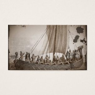 Vikings in a Longboat