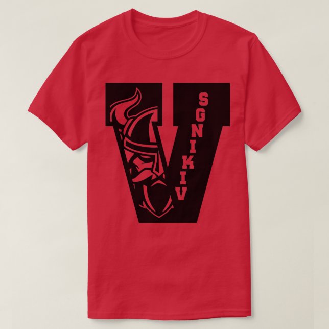 Vikings in V Letter Sport T-Shirt (Design Front)