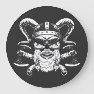 vikings mythology large clock