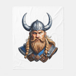 Vikings Nordic Man Fleece Blanket