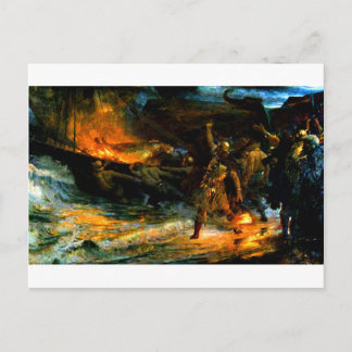 vikings postcard
