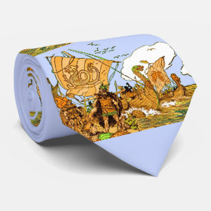 Vikings print  tie