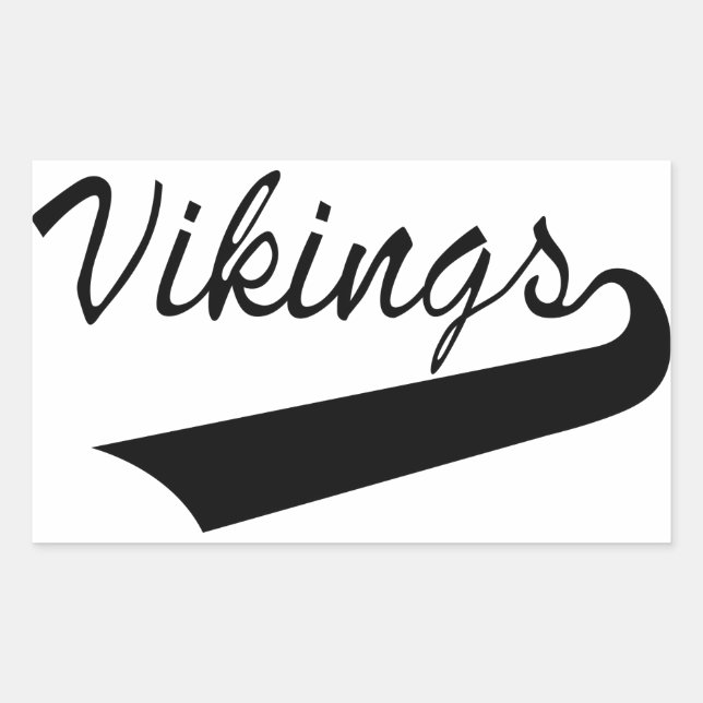 Vikings Rectangular Sticker (Front)