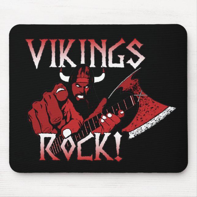 Vikings Rock Mousepad (Front)