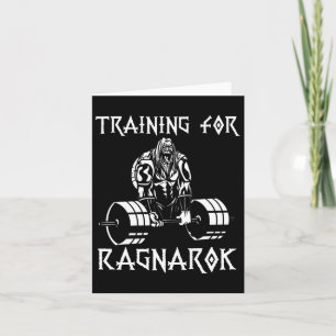 Vikings Workout Outfit Deadlift Nordic Man Gift Card