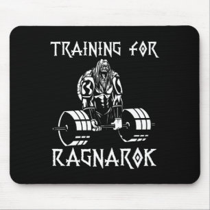 Vikings Workout Outfit Deadlift Nordic Man Gift Mouse Mat