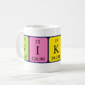 Vikki periodic table name mug (Front Left)