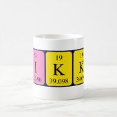 Vikki periodic table name mug (Center)