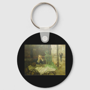 Viktor Oliva. Absinthe Drinker Key Ring