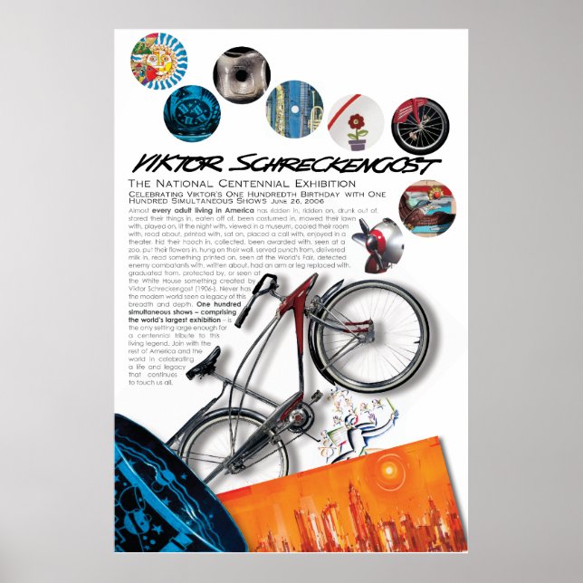 Viktor Schreckengost National Centennial Poster (Front)