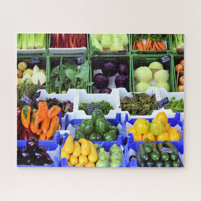 Viktualienmarkt Munchen Germany - 16x20 - 520 pcs. Jigsaw Puzzle (Horizontal)