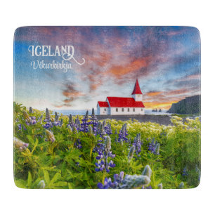 Vikurkirkja, Iceland Cutting Board