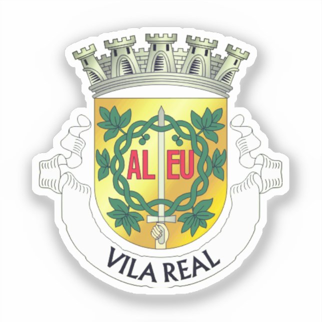 Vila Real coat of arms, Portugal (Front)