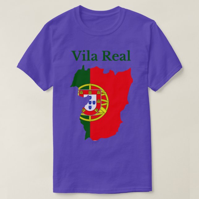 Vila Real District Portugal T-Shirt (Design Front)