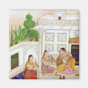 Vilaval Ragini: Woman at her Toilet Magnet