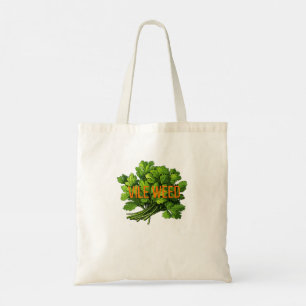 Vile Weed – Funny Anti-Cilantro Throw Pillow Tote Bag