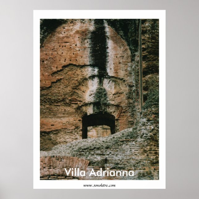 Villa Adrianna Ruins Poster (Front)