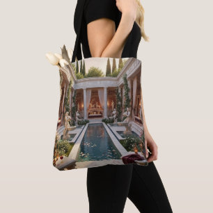 Villa at Dawn Tote Bag