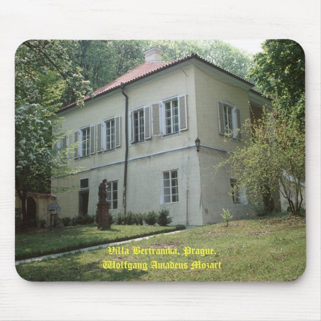 Villa Bertramka-Mozart-Prague Mouse Mat (Front)