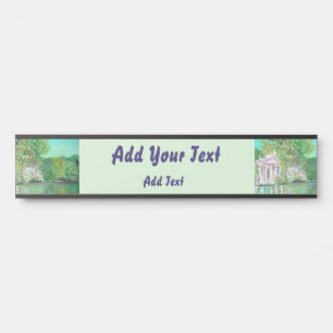 Villa Borghese - Hanging Name Plate