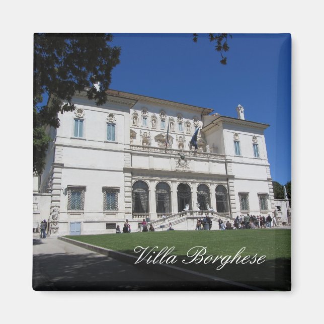 Villa Borghese, Rome, Italy Magnet (Front)