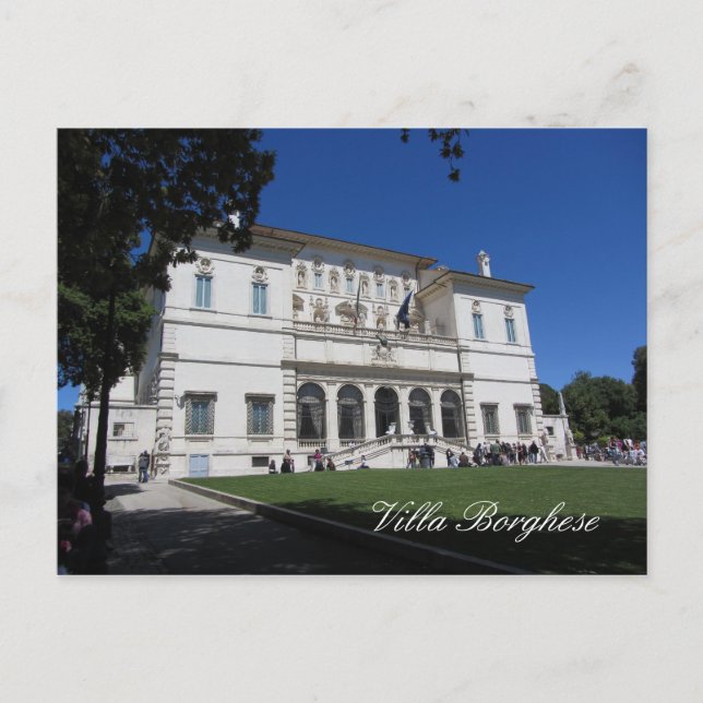 Villa Borghese, Rome,Italy Postcard (Front)