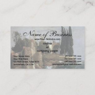 Villa By The Sea by Arnold Bocklin Business Card