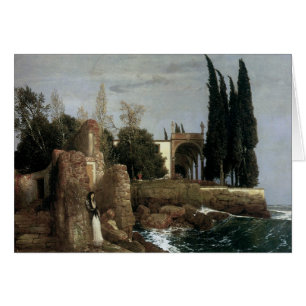 Villa By The Sea by Arnold Bocklin, Symbolism Art
