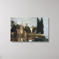 Villa By The Sea by Arnold Bocklin, Symbolism Art